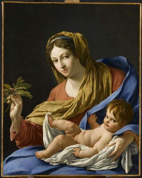 Simon Vouet Hesselin Virgin and Child China oil painting art